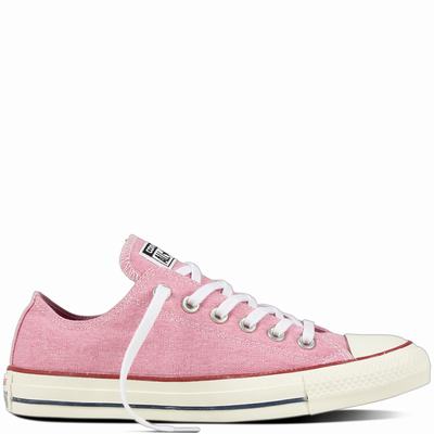 Converse Chuck Taylor All Star Stone Wash Low Tops Womens - Light Purple/Light Purple Shoes (536BDUCN)